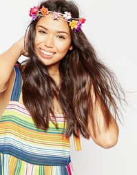 Венок с тропическими цветами ASOS - Мульти