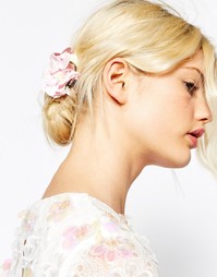 Заколка для волос с цветочной отделкой ASOS - Розовый
