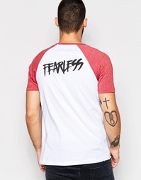 Футболка с контрастными рукавами реглан ASOS