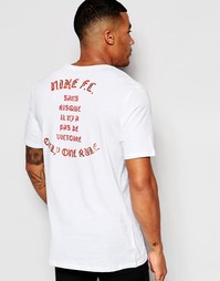 Белая футболка с принтом Nike FC One Rule 789404-100 - Белый