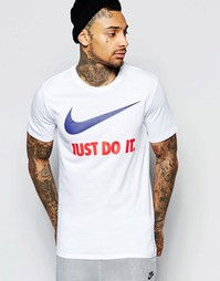 Белая футболка с логотипом Nike JDI 707360-105 - Белый