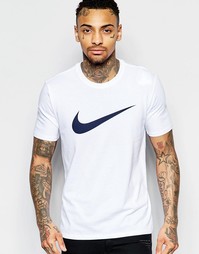 Белая футболка с принтом Nike 696699-106 - Белый
