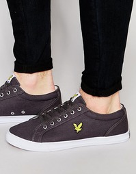 Холщовые кеды Lyle &amp; Scott Halket - Серый