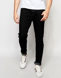 Черные зауженные джинсы Threadbare Riley - Черный