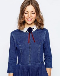Манишка с оборкой ASOS - Белый