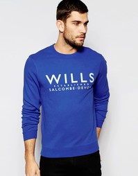 Свитшот классического кроя Jack Wills Barmby - Королевский синий