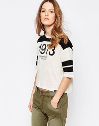 Университетская футболка с рукавами 3/4 Pepe Jeans Donna - 999 черный