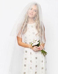 Цветочное украшение для волос ASOS WEDDING - Белый