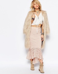 Юбка макси Free People Trumpette - Розовый