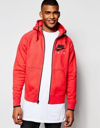 Худи на молнии Nike AW77 727387-672 - Красный