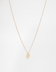 Ожерелье с кактусом ASOS - Золотой