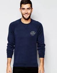 Легкий свитшот Jack Wills Bridgend - Темно-синий