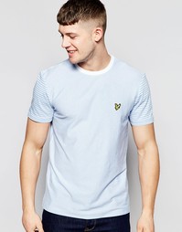Трикотажная футболка в полоску Lyle &amp; Scott - Синий
