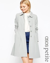 Приталенное пальто ASOS PETITE - Голубой лед