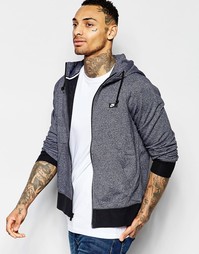 Худи с молнией и логотипом Nike 727395-010 - Черный