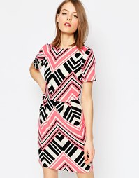Платье мини с принтом ASOS - Мульти