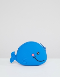 Силиконовый кошелек в форме кита ASOS - Синий