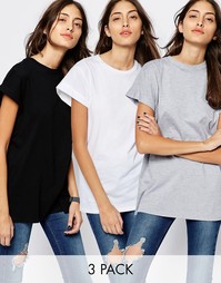 3 футболки ASOS The Ultimate Easy - Скидка 10%