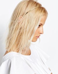 Узкий обруч для волос ASOS - Золотой