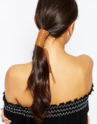 Замшевое украшение для волос с заклепками ASOS - Рыжий
