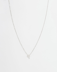 Ожерелье с подвеской-пальмой ASOS - Серебряный
