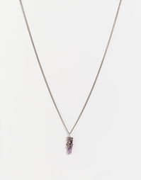 Ожерелье с аметистом Regal Rose WILD EVE - Серебряный