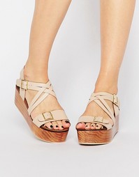 Кожаные сандалии Park Lane - Телесный