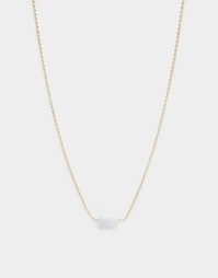Посеребренное ожерелье Orelia - Бледно-золотистый