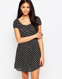 Brave Soul Skater Dress - Черный