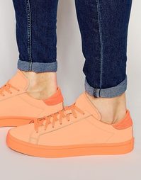 Оранжевые кроссовки adidas Originals Court Vantage adicolor S80257