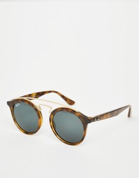 Круглые солнцезащитные очки Ray-Ban Gatsby - Коричневый