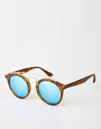 Круглые солнцезащитные очки с зеркальными линзами Ray-Ban Gatsby