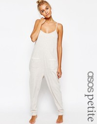 Меланжевый трикотажный комбинезон ASOS PETITE LOUNGE