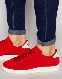 Красные классические замшевые теннисные кроссовки Nike CS 829351-600