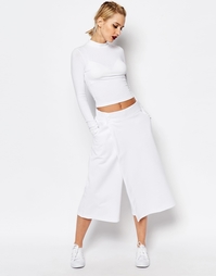 Укороченная юбка-брюки Аdidas Originals by HYKE - Белый Adidas