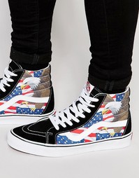 Черные высокие кроссовки Vans Sk8 V3CAIE5 - Черный