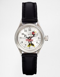 Часы с Минни Маус и черным ремешком Disney Classic - Черный