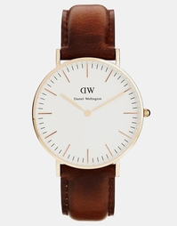 Классические часы Daniel Wellington Bristol - Коричневый