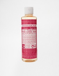Жидкое органическое кастильское мыло с ароматом розы Dr. Bronner 236 м