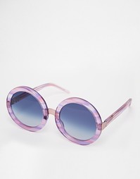 Круглые солнцезащитные очки Wilfox Malibu Wildfox