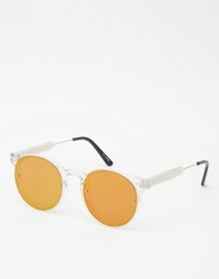 Круглые зеркальные солнцезащитные очки Spitfire Post Punk