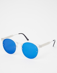Круглые солнцезащитные очки с зеркальными стеклами Spitfire Post Punk