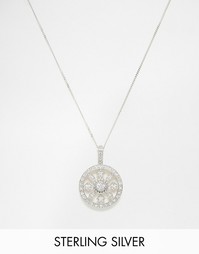 Короткое ожерелье с круглой подвеской V Jewellery Royal - Серебряный