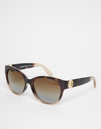 Круглые солнцезащитные очки с эффектом омбре Michael Kors