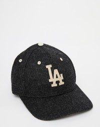 Шерстяная бейсболка New Era 9Fifty LA Dodgers - Черный