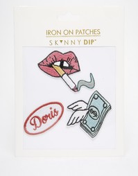 3 термонашивки Skinnydip Doris - Мульти