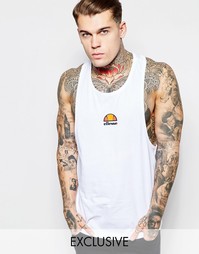 Майка с логотипом в стиле ретро Ellesse - Белый