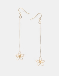 Серьги с подвесками-цветочками ASOS - Золотой