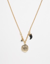 Ожерелье с подвеской в виде монеты Vivienne Westwood - Золотой