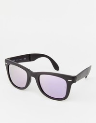 Солнцезащитные очки-вайфареры Ray-Ban RB4105 - Черный